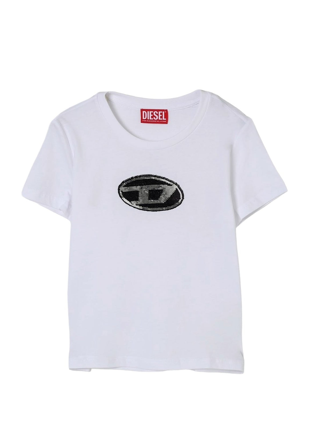 T-shirt bianca per bambina