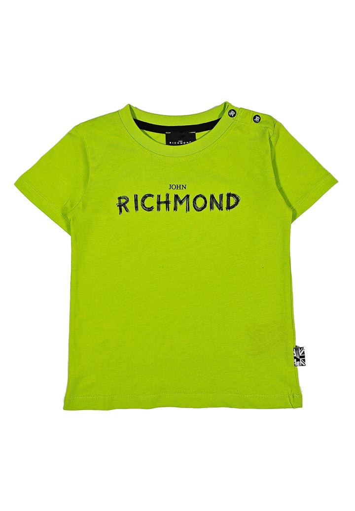 T-shirt verde per neonato