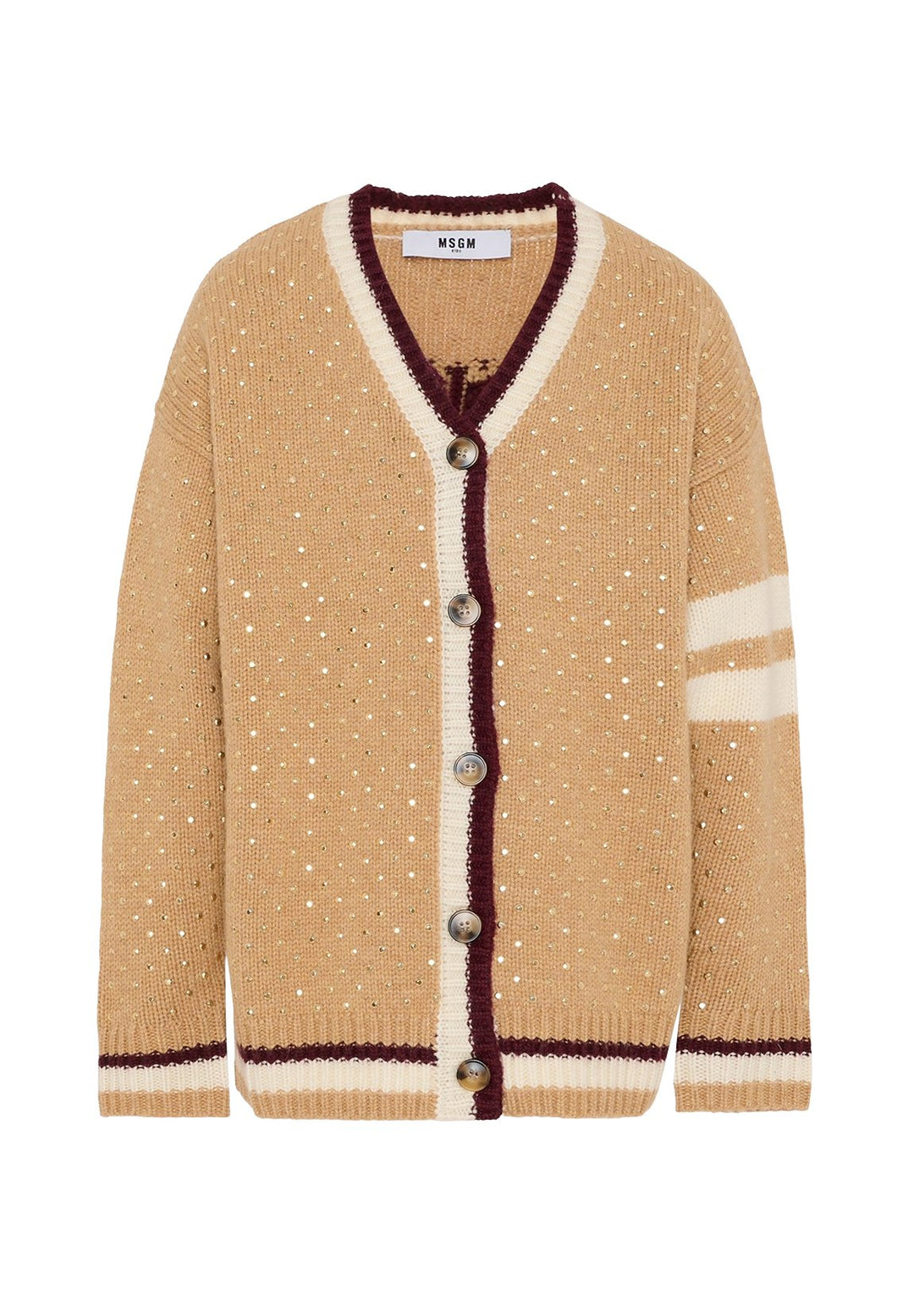 Cardigan beige per bambina
