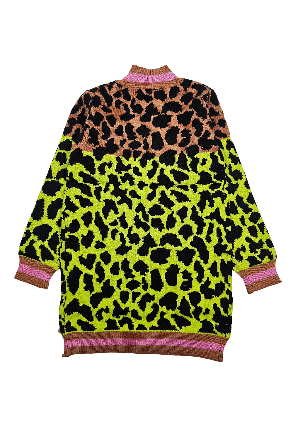 Vestito maglia multicolor per bambina