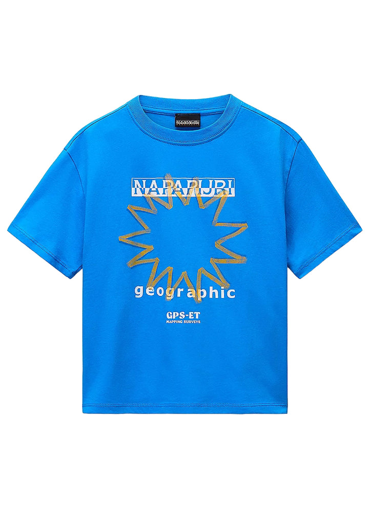 T-shirt blu per bambino