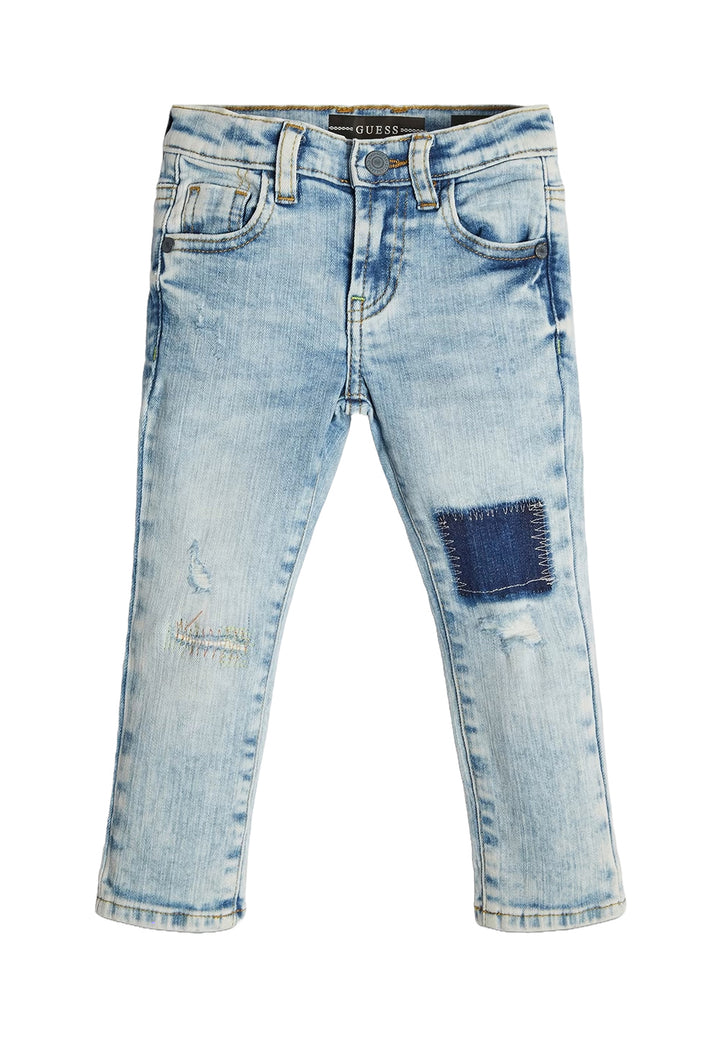 Jeans blu denim chiaro per neonato