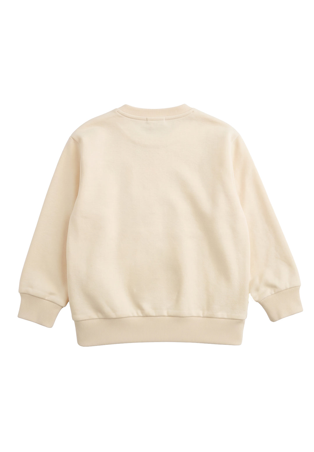 Felpa girocollo crema unisex