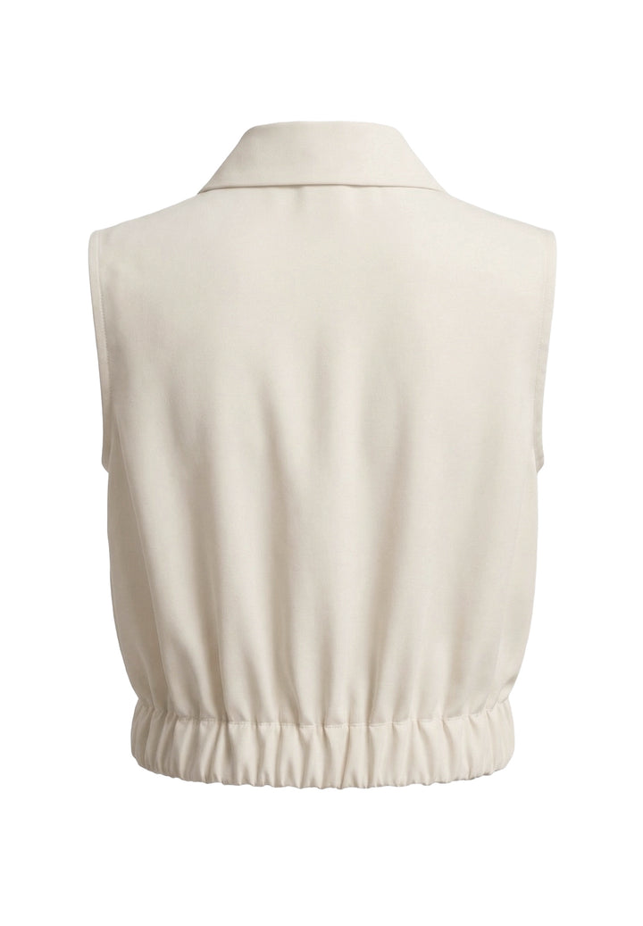 Camicia panna per bambina