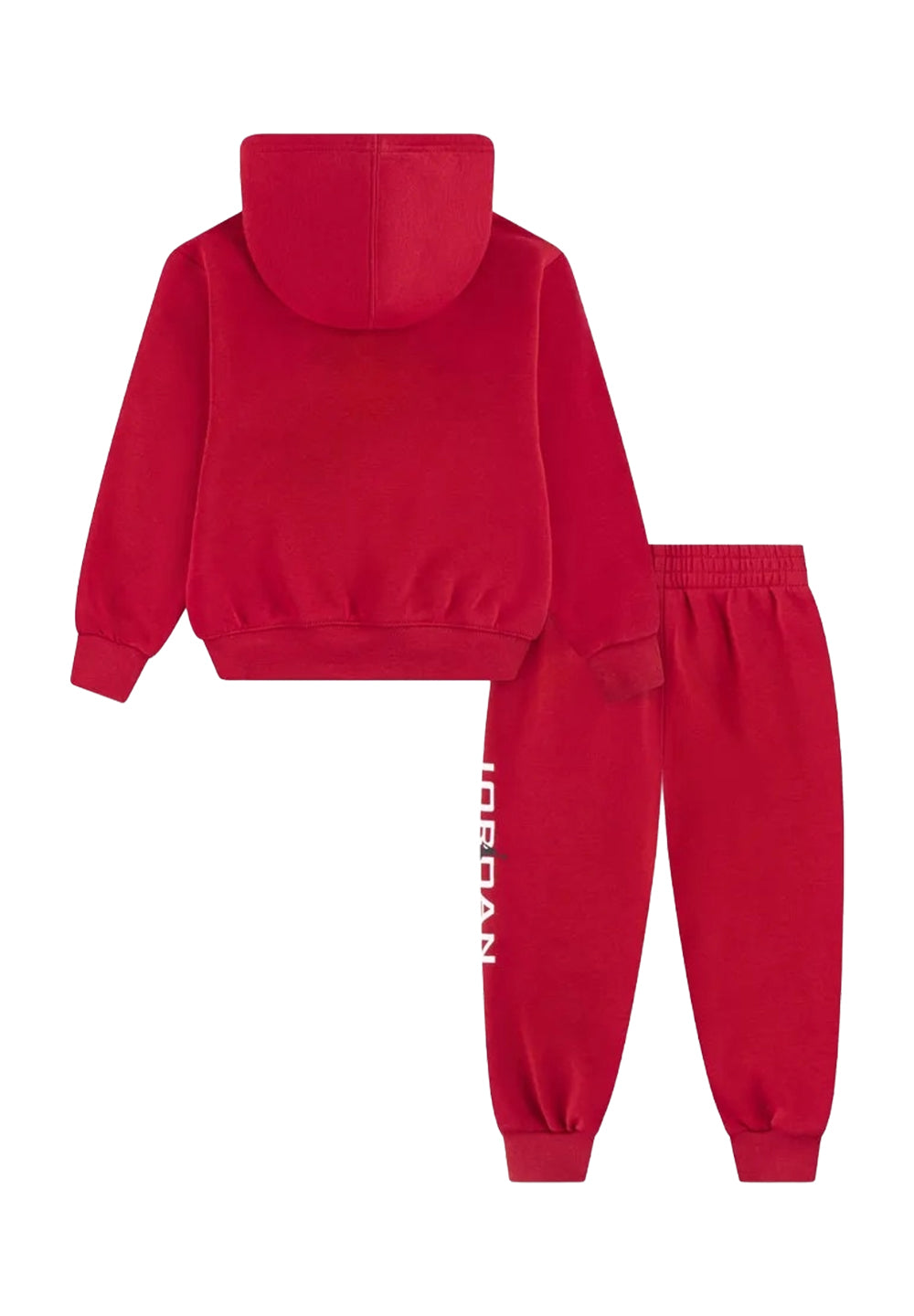 Completo felpa rosso per neonato
