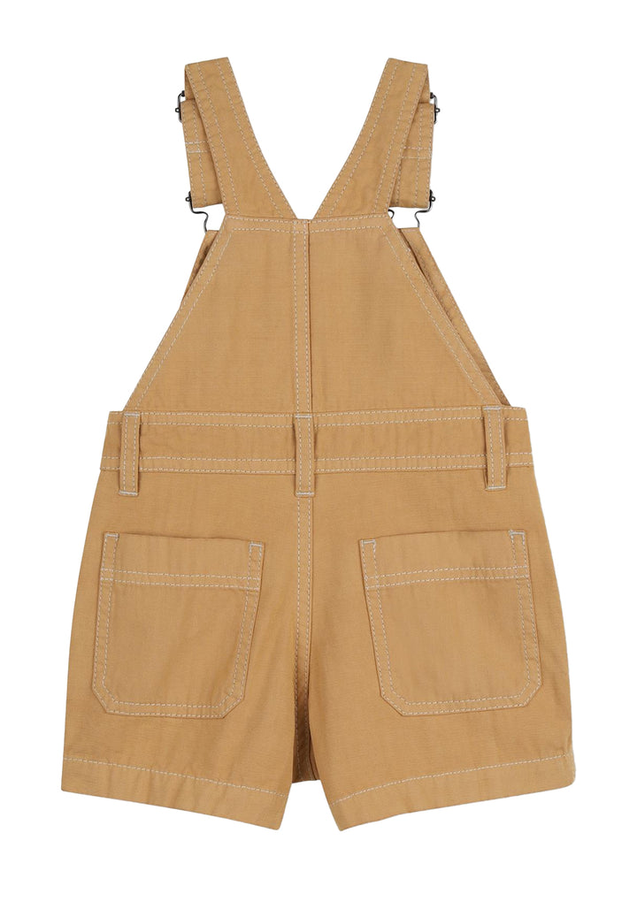 Salopette beige per neonato