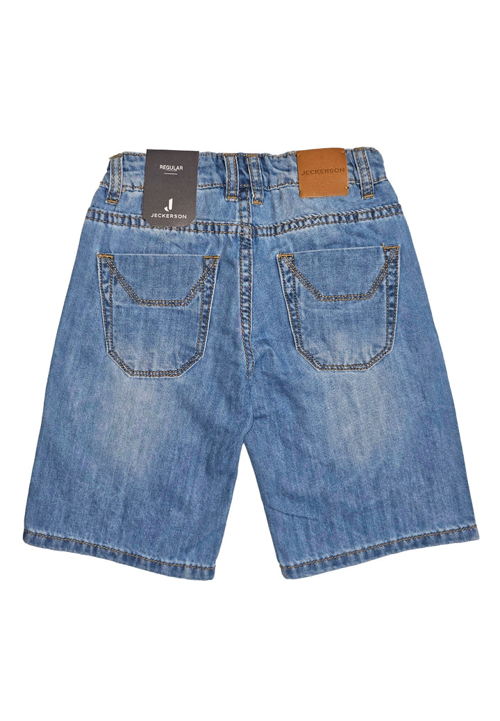 Bermuda denim blu per bambino