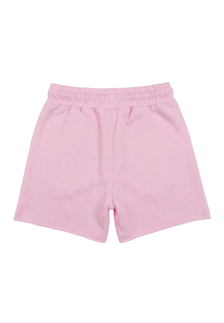 Short felpa rosa per bambina