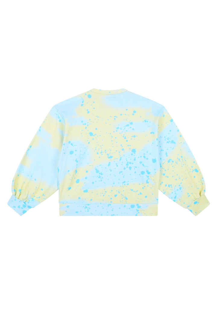 Felpa girocollo multicolor per bambina