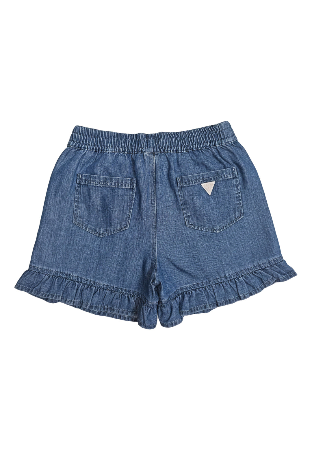 Short blu denim per bambina