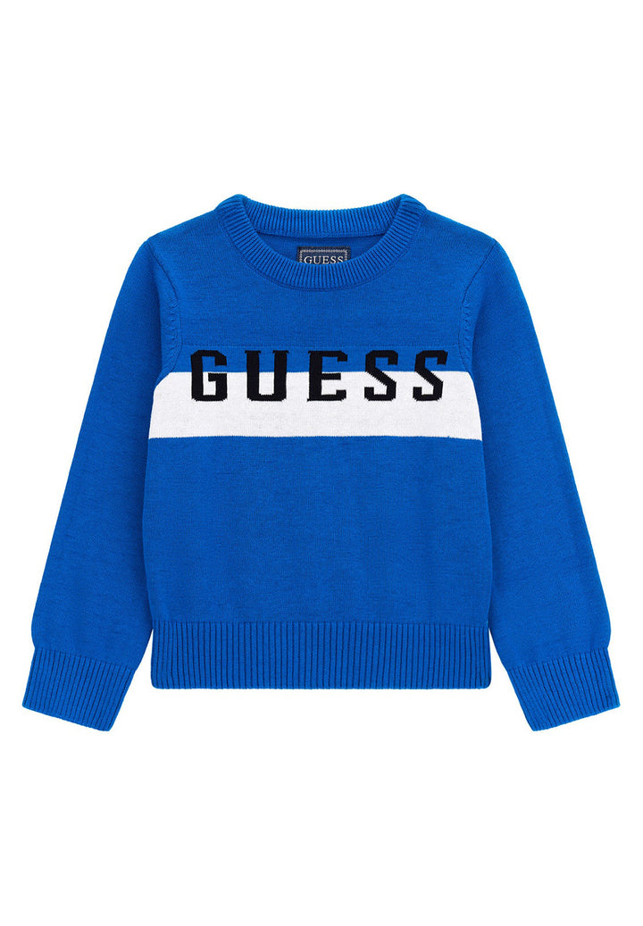 Blauer Pullover für Jungen