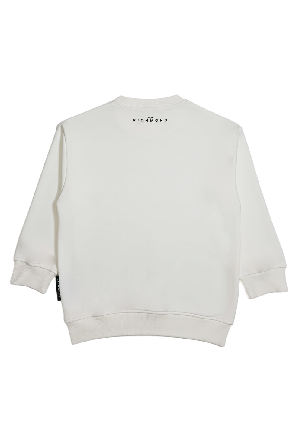 Weißes Sweatshirt mit Rundhalsausschnitt für Jungen