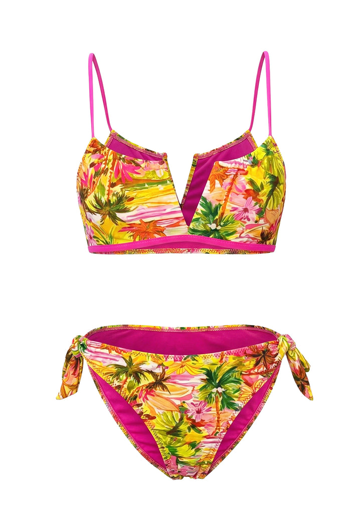 Costume bikini multicolor per bambina
