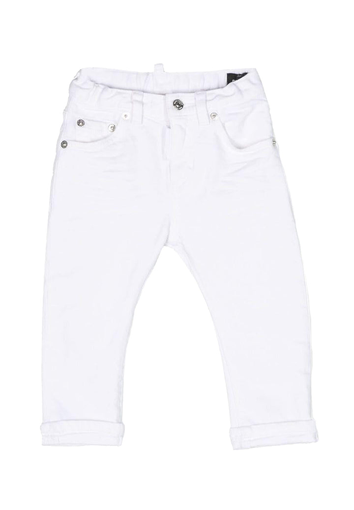 Jeans denim bianco per bambino