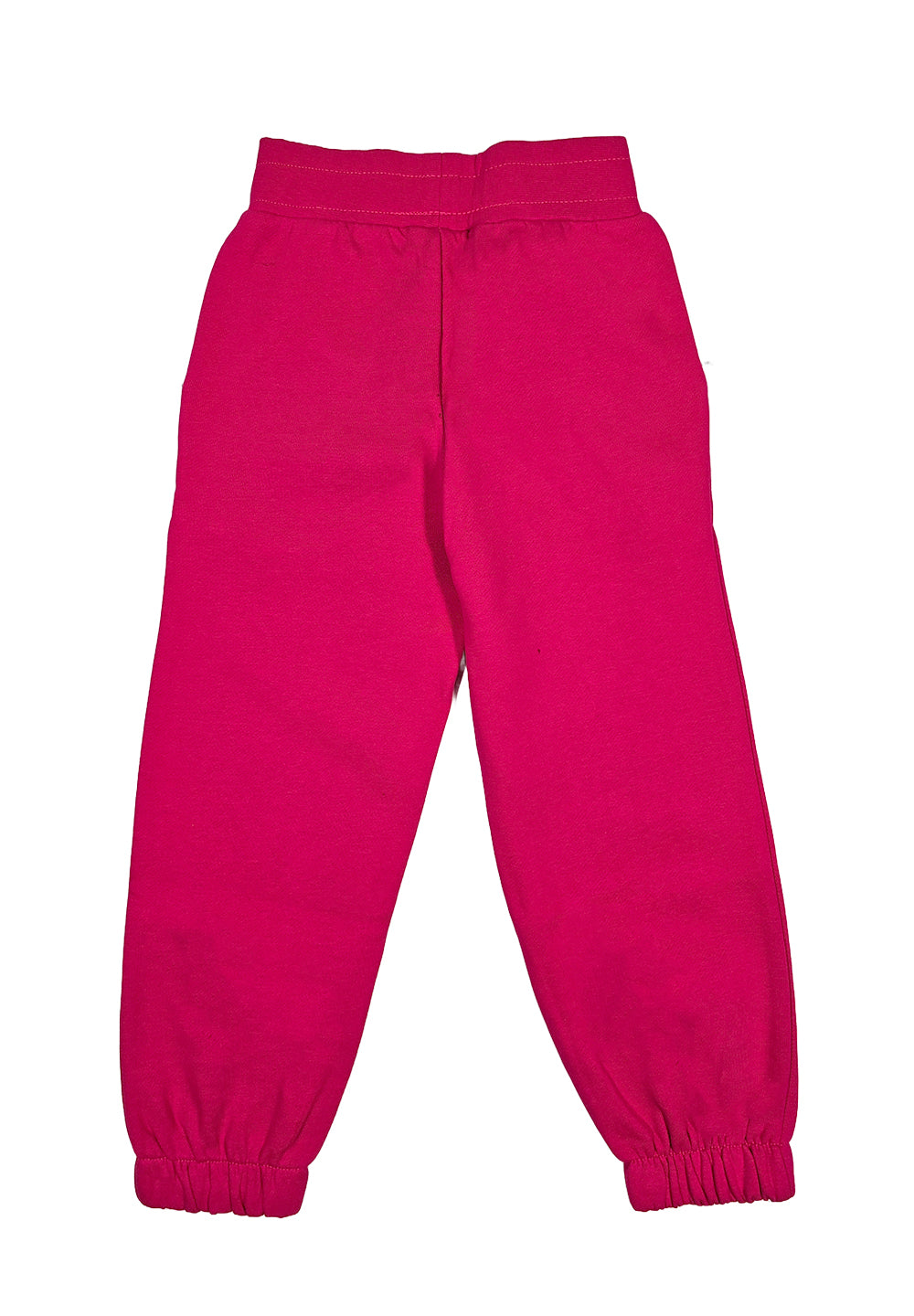 Pantalone felpa fuxia per bambina