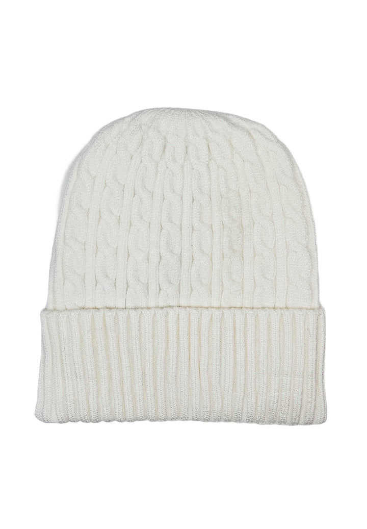 Cappello bianco per bambina