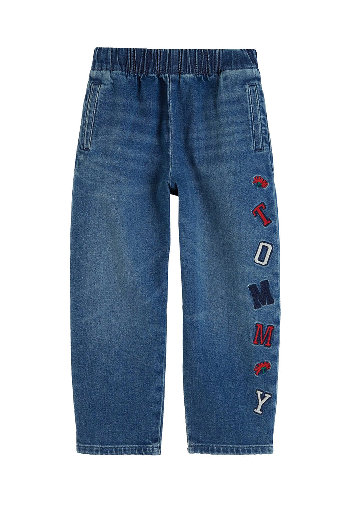 Jeans blu denim per bambina