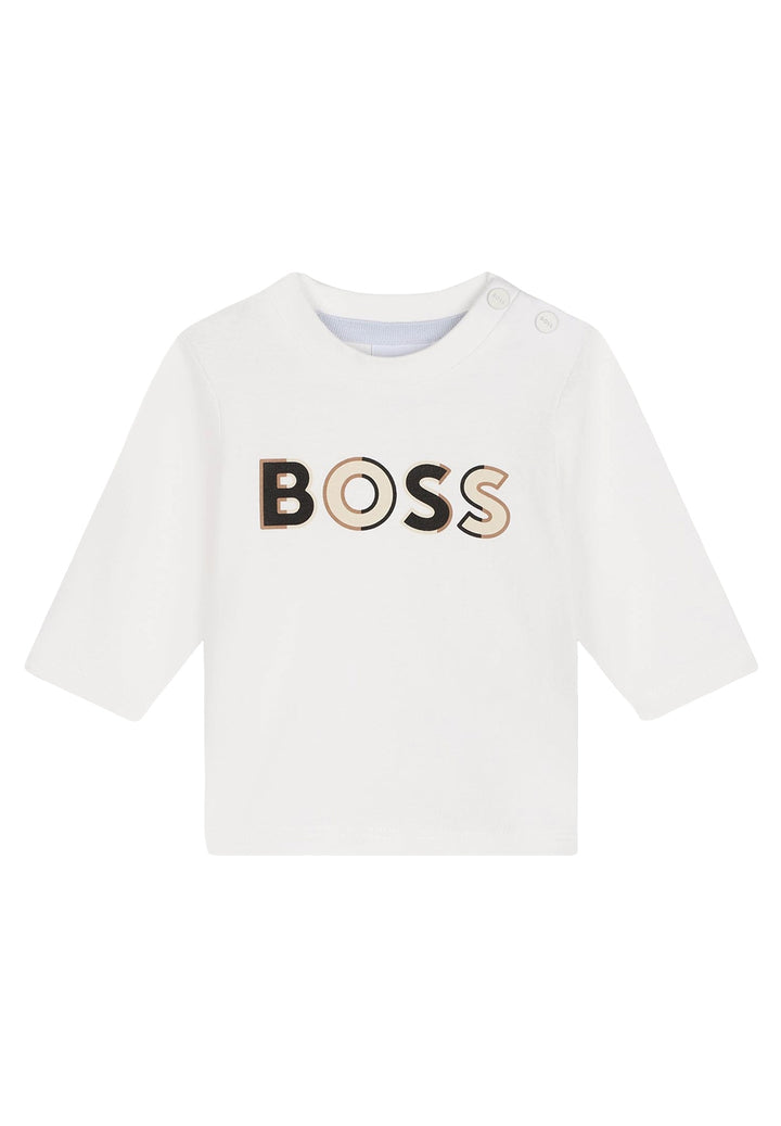 T-shirt bianca per neonato
