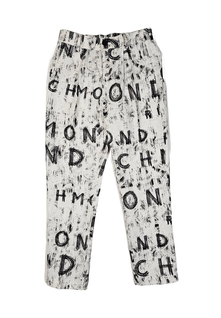 Pantalone lino bianco per bambino