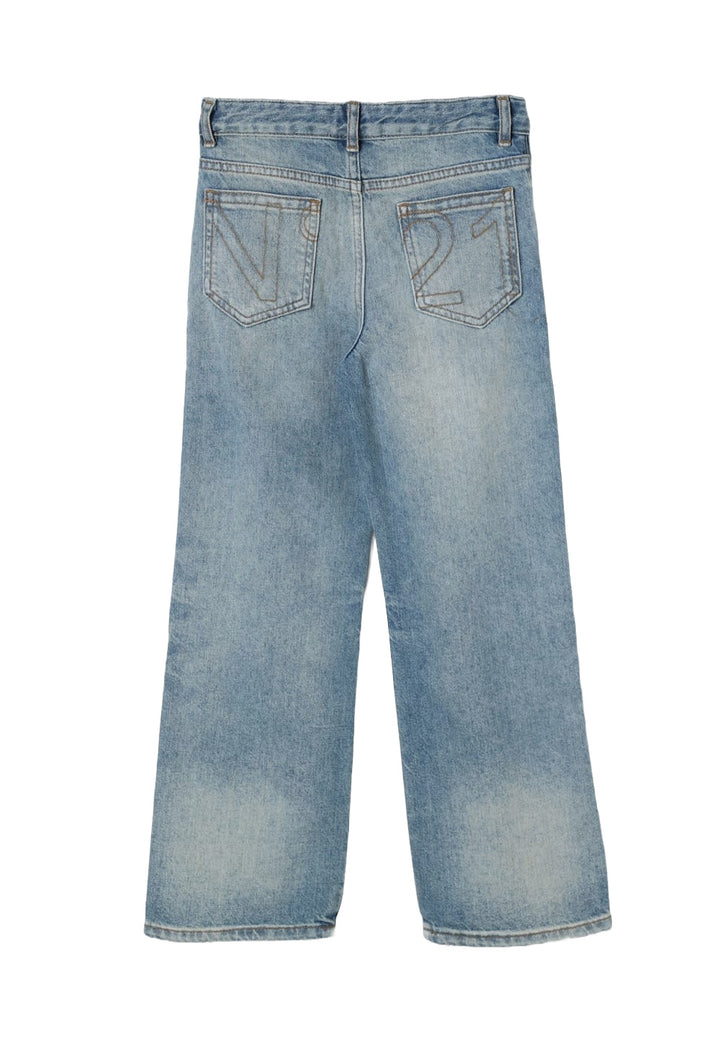 Jeans blu denim per bambino