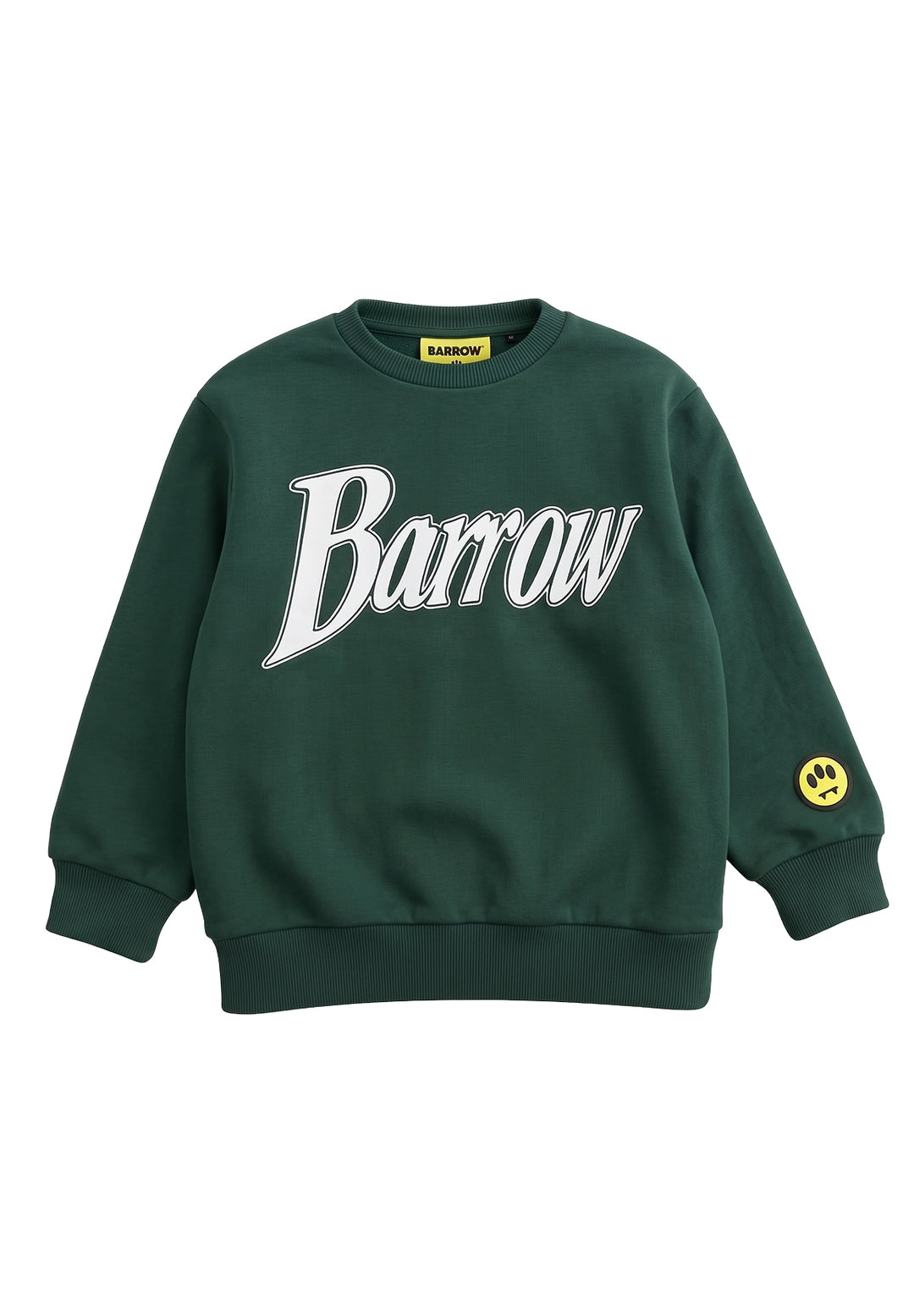 Felpa girocollo verde unisex