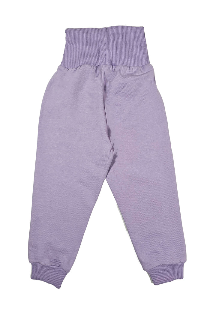 Pantalone felpa lilla per bambina