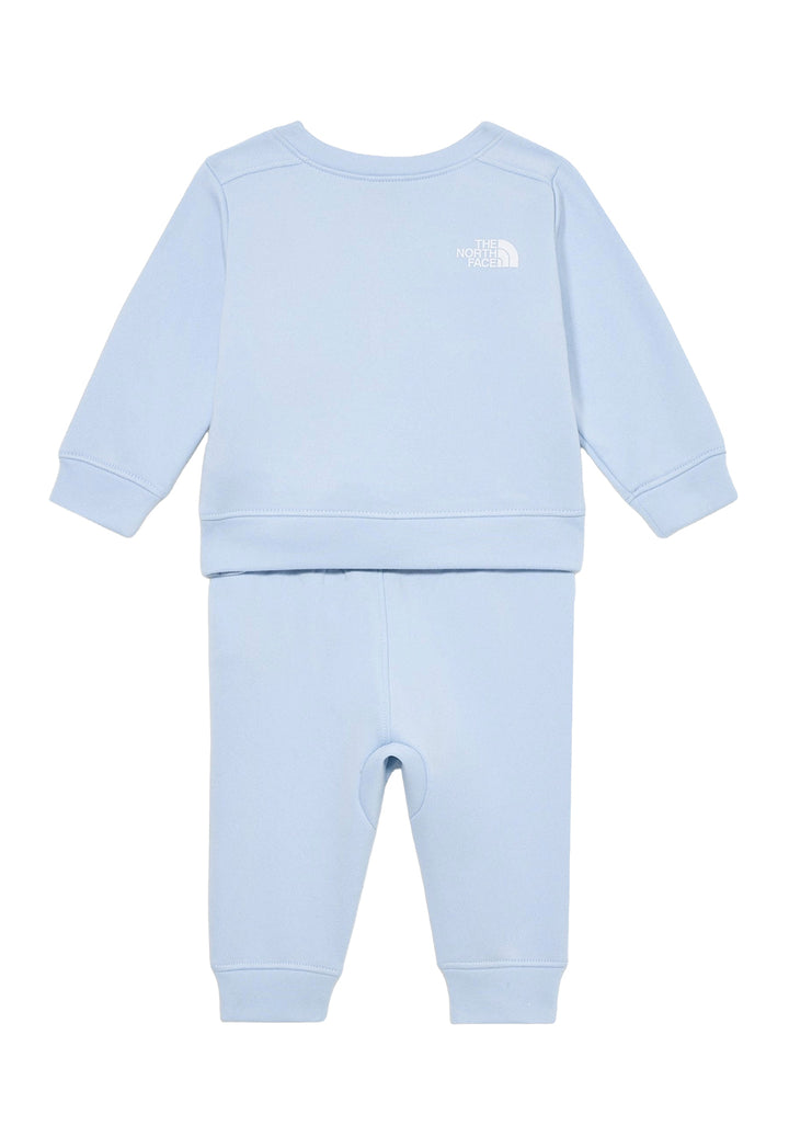 Completo felpa celeste per neonato