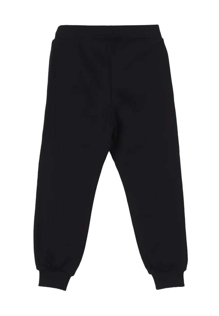 Pantalone felpa nera per bambina