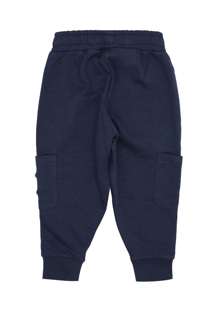 Blue fleece trousers for boy