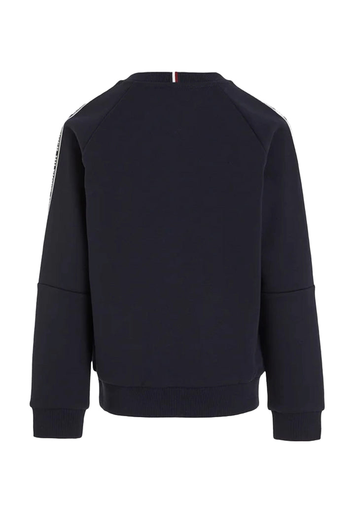 Marineblaues Rundhals-Sweatshirt für Jungen