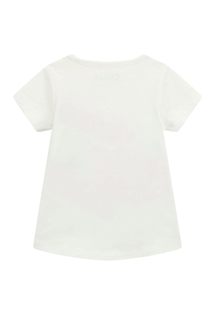 T-shirt bianca per bambina