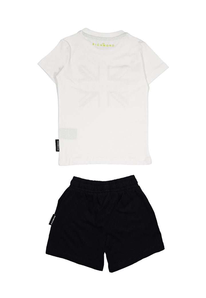 Completo bianco-nero per bambino - Primamoda kids