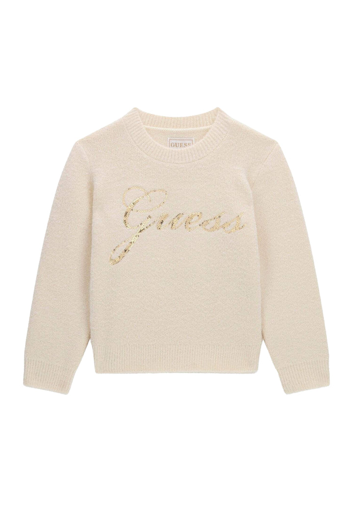 Maglione crema per neonata