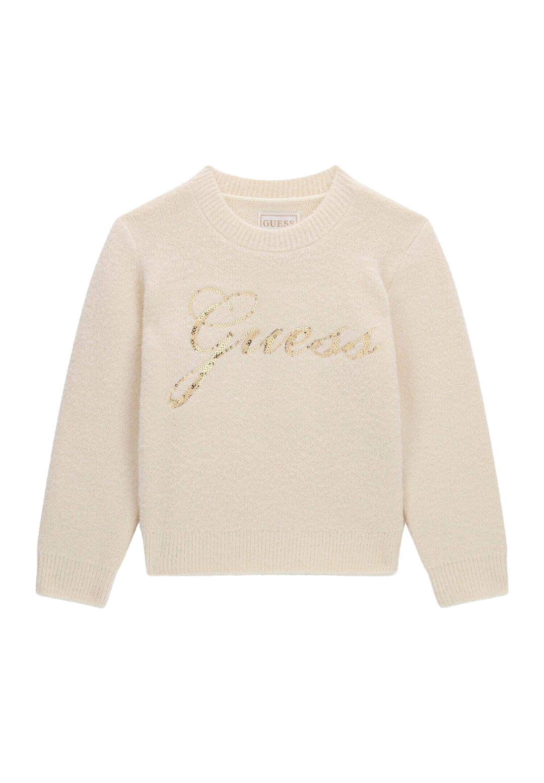 Maglione crema per bambina