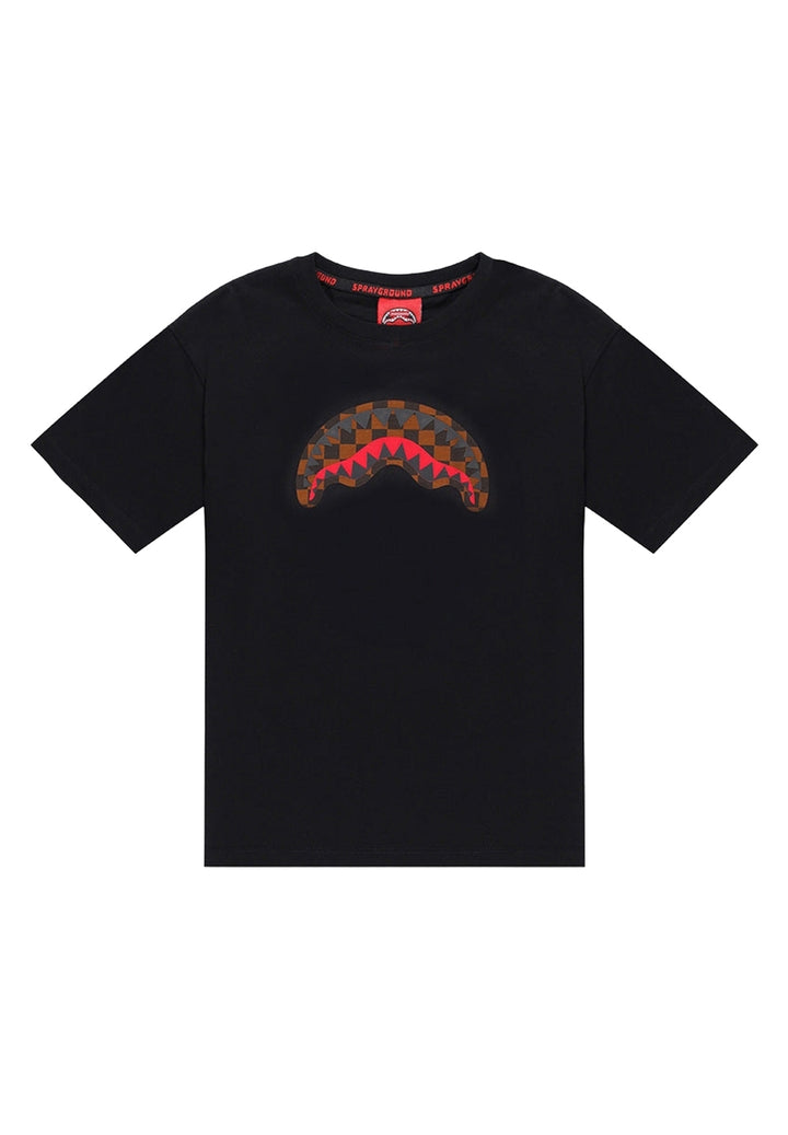 T-shirt nera per bambino