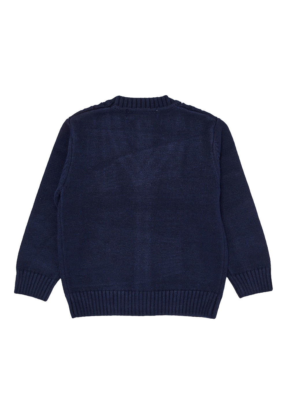 Blaue Strickjacke für Jungen