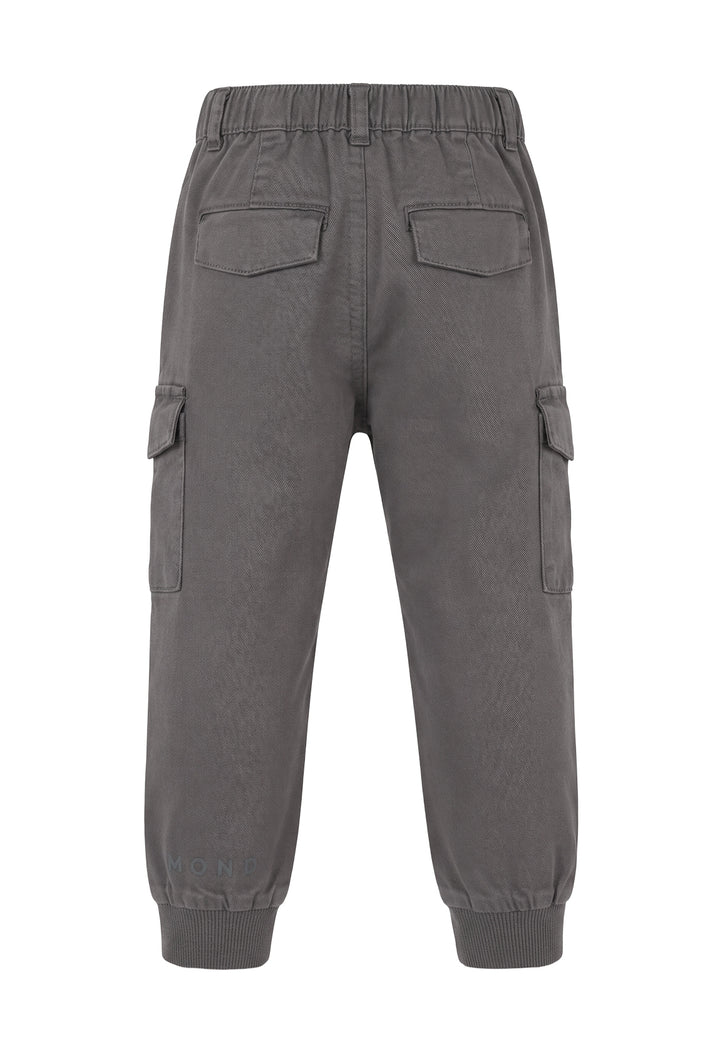 Pantalone cargo grigio per neonato