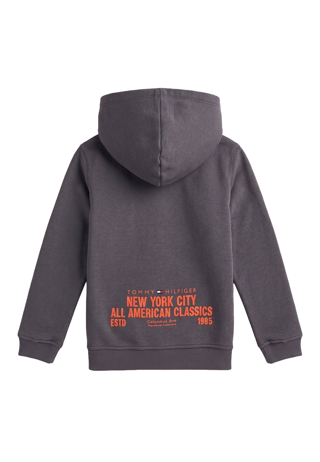 Felpa zip grigia per bambino