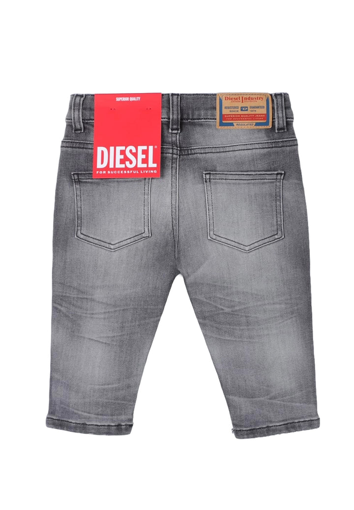 Jeans grigio per neonato