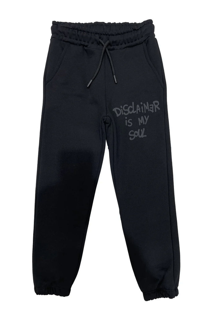 Pantalone felpa nero per bambino