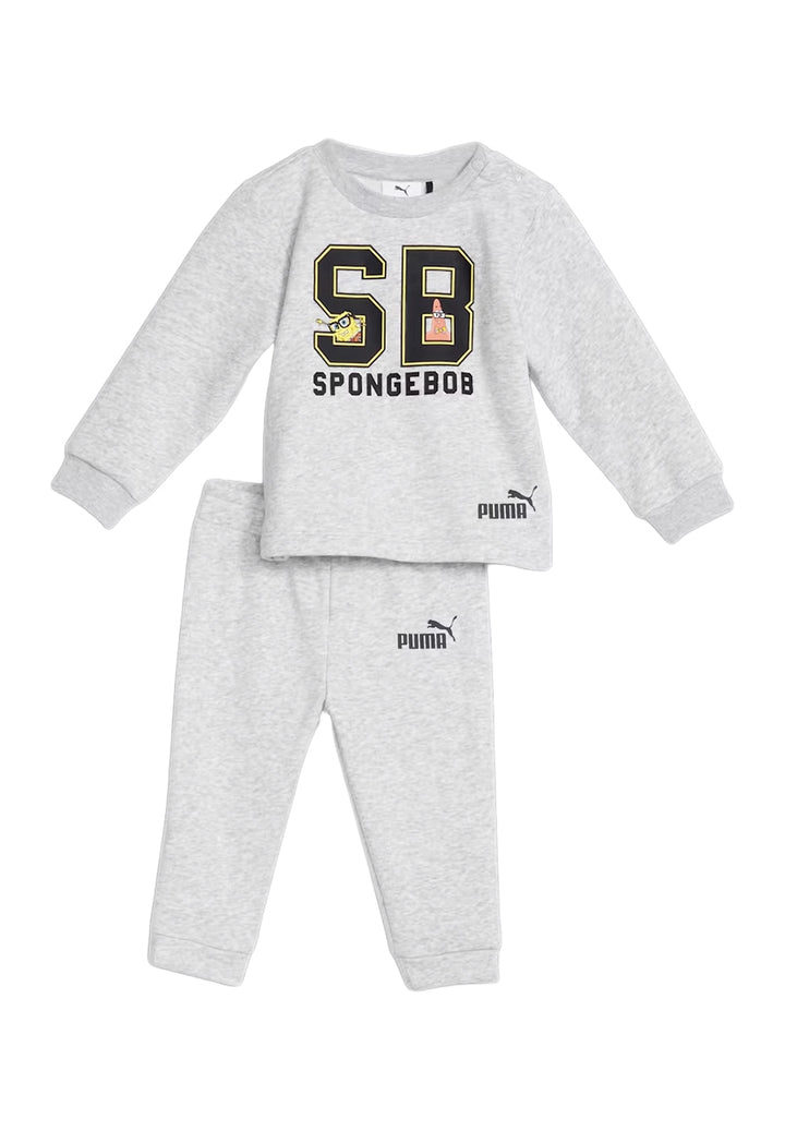 Gray sweatshirt set for newborn