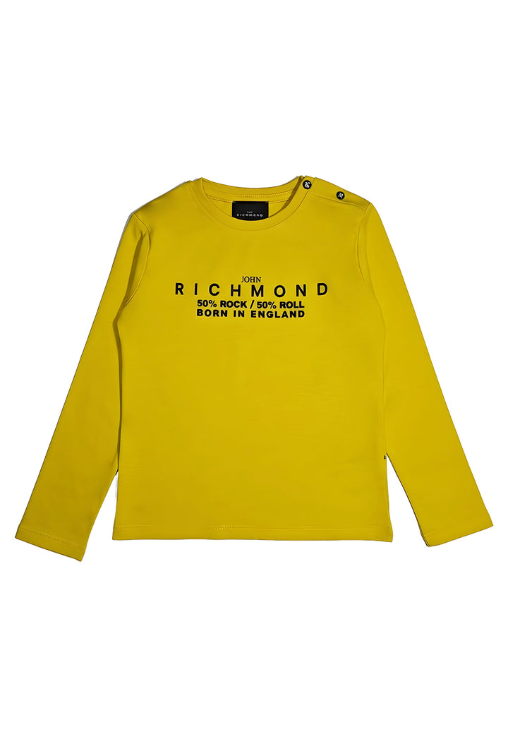 T-shirt gialla per neonato