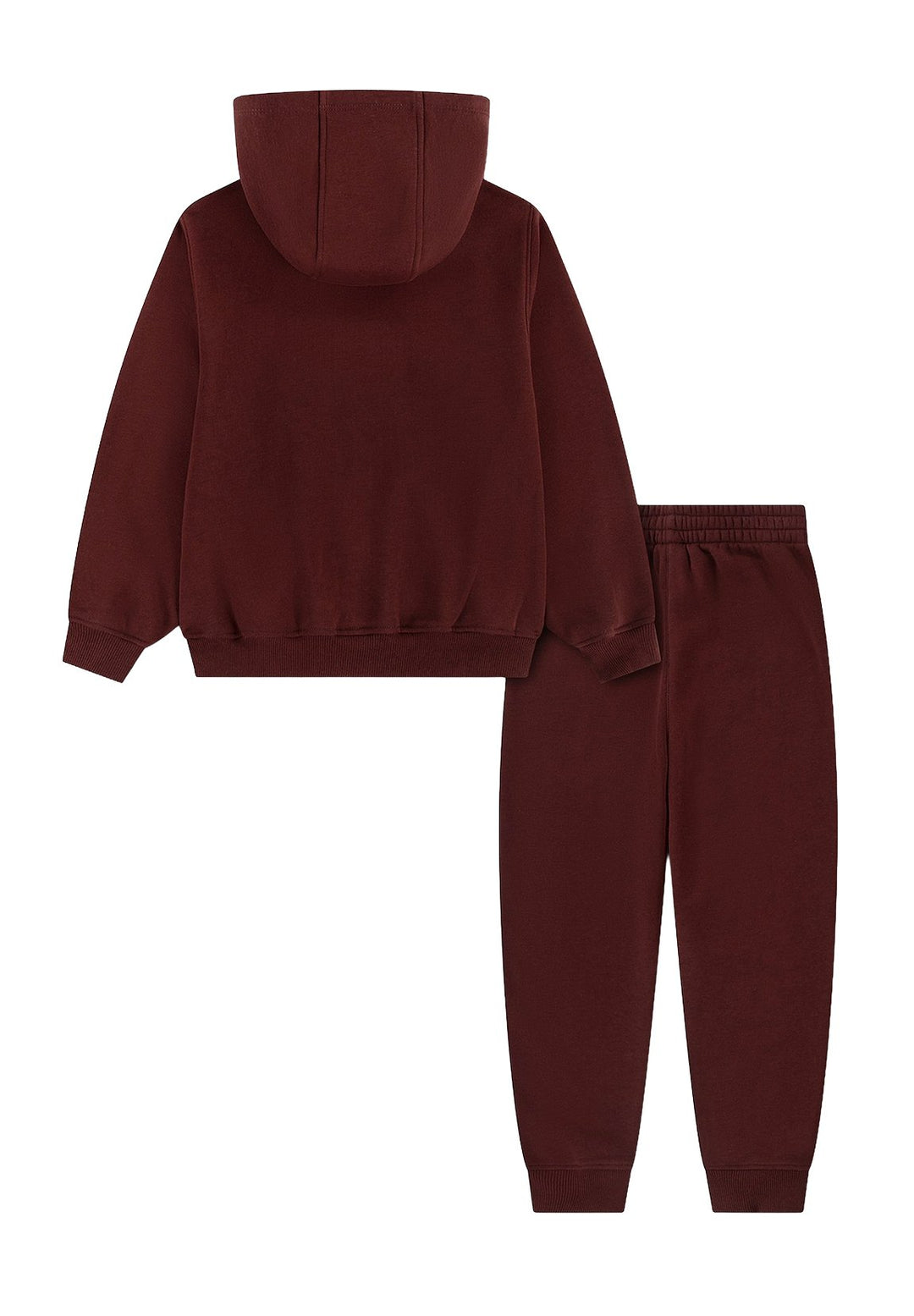 Completo felpa bordeaux per bambino