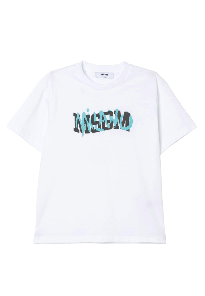 T-shirt bianca per bambino