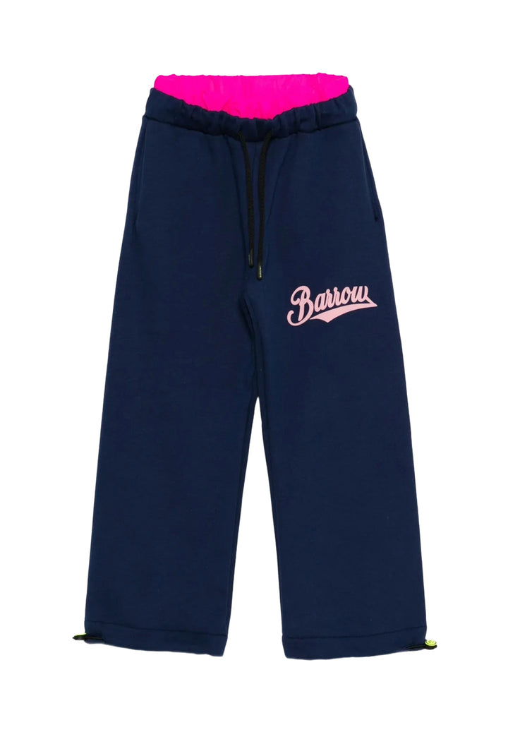 Pantalone felpa blu per bambina
