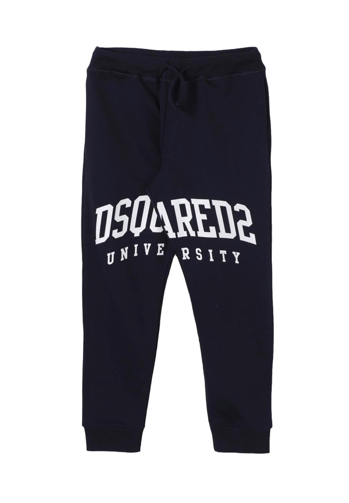 Pantalone felpa blu navy per bambino