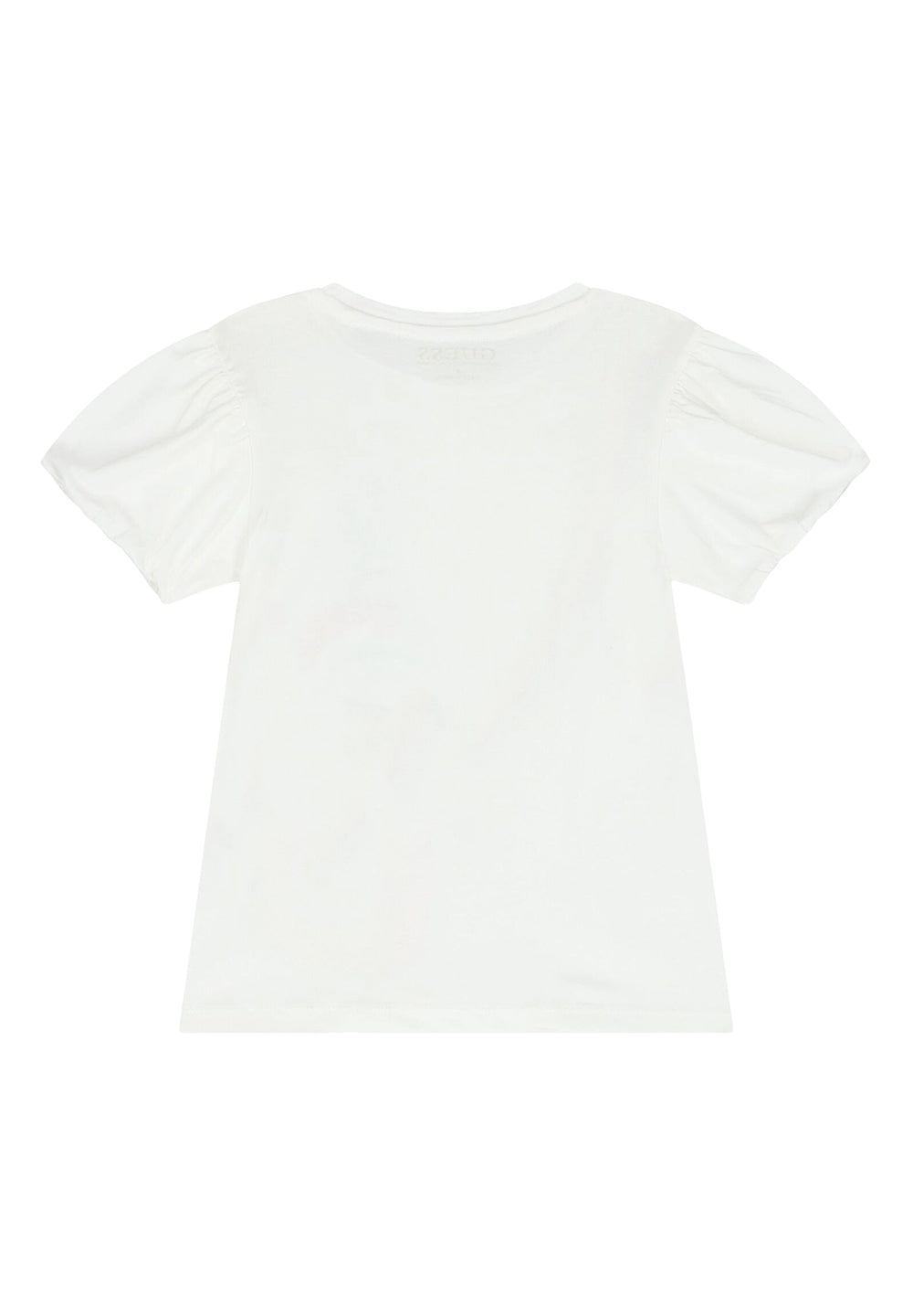 T-shirt bianca per bambina