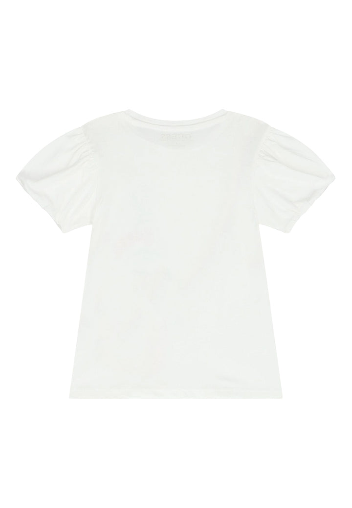 T-shirt bianca per bambina