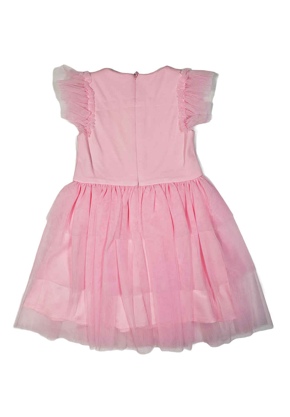 Vestito tulle rosa per neonata