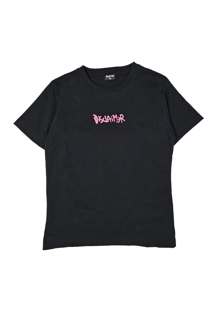 T-shirt nera per bambina